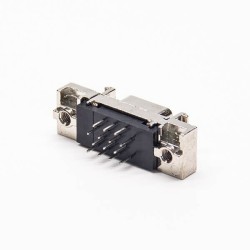 SCSI Connector Serial 14 Pin Female Staking Type Through Hole