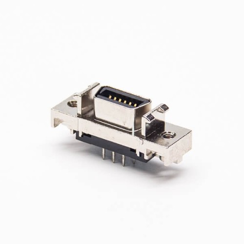 SCSI Connector Serial 14 Pin Female Staking Type Through Hole SCSI Connector Serial 14 Pin Female Staking Type Through Hole