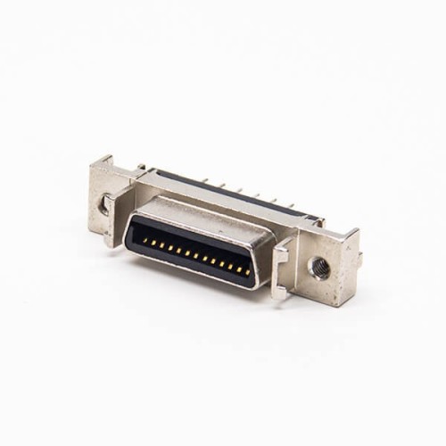 SCSI Female Connector Straight 26 Pin DIP for PCB Mount