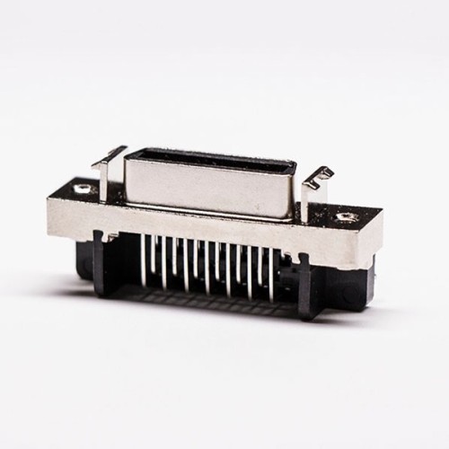 SCSI Types 26 Pin Female Right Angle Through Hole for PCB Mount SCSI Types 26 Pin Female Right Angle Through Hole for PCB Mount