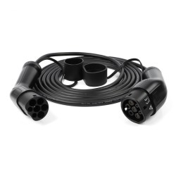 32A 415V Type 2 AC Charging Plug IEC 62196 Three Phase EV Charger Mode 3 with 5M Cable