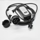 AC 16A 250V Single Phase EV Charger Mode 2 IEC 62196 Type 2 Connector Plug with 5M Cable For Vehicle End AC 16A 250V Single Phase EV Charger Mode 2 IEC 62196 Type 2 Connector Plug with 5M Cable For Vehicle End
