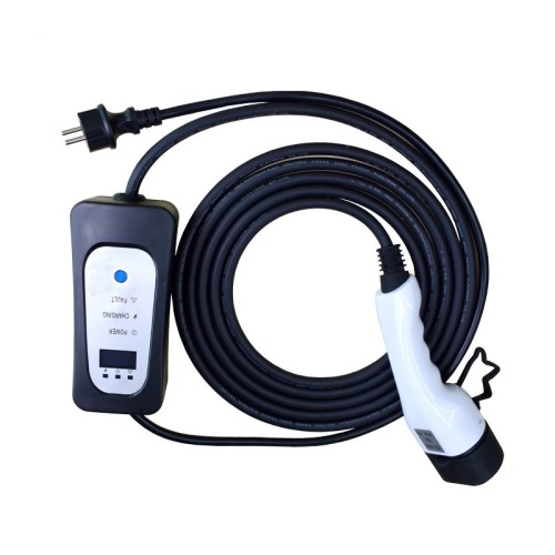 AC 16A 250V Single Phase EV Charger Mode 2 IEC 62196 Type 2 Connector Plug with 5M Cable For Vehicle End AC 16A 250V Single Phase EV Charger Mode 2 IEC 62196 Type 2 Connector Plug with 5M Cable For Vehicle End