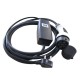 Portable EV Charger Type 2 to South Africa Plug IEC 62196-2 Charger 16A with 5meter Cable Portable EV Charger Type 2 to South Africa Plug IEC 62196-2 Charger 16A with 5meter Cable
