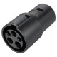 TESLA to SAE J1772 EV Quick Charger Plug AC charging 60A 250V Connector Adapter TESLA to SAE J1772 EV Quick Charger Plug AC charging 60A 250V Connector Adapter