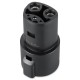 TESLA to SAE J1772 EV Quick Charger Plug AC charging 60A 250V Connector Adapter TESLA to SAE J1772 EV Quick Charger Plug AC charging 60A 250V Connector Adapter