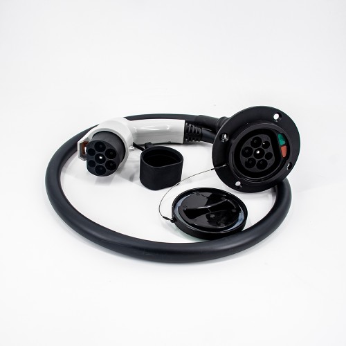 TESLA Type 2 Cable IEC 62196 to GB/T 20234 EV Charging Cable 1M Wall-mounted for Model X Model S Model 3 TESLA Type 2 Cable IEC 62196 to GB/T 20234 EV Charging Cable 1M Wall-mounted for Model X Model S Model 3