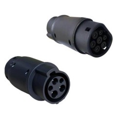 Type 1 to Type 2 Adapter EV / PHEV Charging Charge Cable Adapter Adaptor Converter 32A