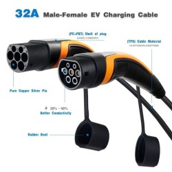 type 2 ev cable 32a Three Phase Ev Charging Cables IP65 Protection Level