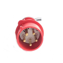 Type 2 Portable Charger IEC 62196-2 EV Home Charger for Electric Vehicle with red CEE Plug 16A/32A