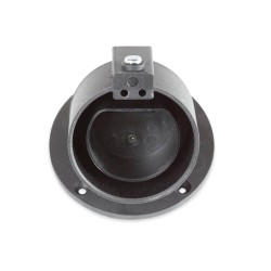 Wall-mountable black Type 2 (IEC62196) EV Plug Holder