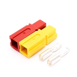 1 Way Forklift Battery Cable Connector 120A Green Plastic Quick Connect Disconnect Plug
