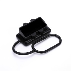 2 Way 50A Power Connector Red Black Rubber External Protective Dustproof Cover