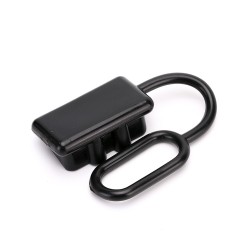 2 Way 50A Power Connector Red Black Rubber External Protective Dustproof Cover