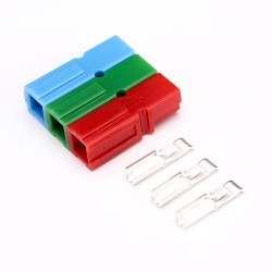 45A Quick Connect Disconnect Plug 1 Way Forklift Battery Cable Connector Plastic