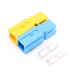 600V Quick Connect Disconnect Plug 1 Way Forklift Battery Cable Connector 75A