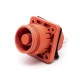6mm Waterproof Surlok Socket Energy Battery Storage Connector Female Straight OS IP67 Orange 6mm Waterproof Surlok Socket Energy Battery Storage Connector Female Straight OS IP67 Orange