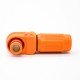 Connector For High Current Female IP67 400A Right Angle Plug 14mm 1 Pin Plastic Cable Orange Connector For High Current Female IP67 400A Right Angle Plug 14mm 1 Pin Plastic Cable Orange