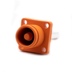 Energy Battery Storage Waterproof Connector Surlok Socket Female Straight 8mm Bl IP67 Orange