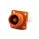 Energy Battery Storage Waterproof Connector Surlok Socket Female Straight 8mm Bl IP67 Orange