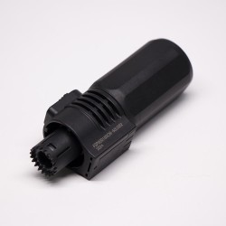 Energy Storage Connector IP67 Straight Plug and Socket 8mm Black 200A High Current