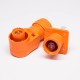 Energy Storage Connector Right Angle 12mm Orange IP54 350A High Current Waterproof Connector Energy Storage Connector Right Angle 12mm Orange IP54 350A High Current Waterproof Connector