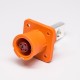 Energy Storage Connector Right Angle 12mm Orange IP54 350A High Current Waterproof Connector Energy Storage Connector Right Angle 12mm Orange IP54 350A High Current Waterproof Connector