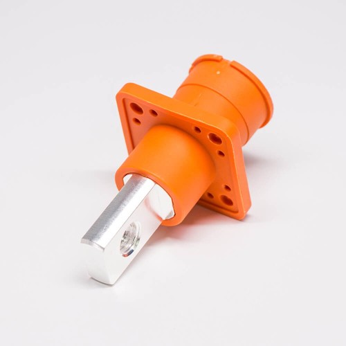 Energy Storage Connector Right Angle 12mm Orange IP54 350A High Current Waterproof Connector Energy Storage Connector Right Angle 12mm Orange IP54 350A High Current Waterproof Connector