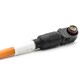 High Volatage Surlock Connector Cable Female Right Angle Plug 8mm 1 Pin 200A Plastic Black IP67 Waterproof High Volatage Surlock Connector Cable Female Right Angle Plug 8mm 1 Pin 200A Plastic Black IP67 Waterproof