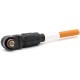 High Volatage Surlock Connector Cable Female Right Angle Plug 8mm 1 Pin 200A Plastic Black IP67 Waterproof High Volatage Surlock Connector Cable Female Right Angle Plug 8mm 1 Pin 200A Plastic Black IP67 Waterproof