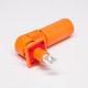 Surlok Plus 6mm Right Angle Busbar Lug Plug and Socket 100A Orange IP67 Waterproof Connector