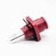 Surlok Plus Right Angle 120A Plug and Socket 8mm Red IP65 Busbar Lug Battery Storage Connector