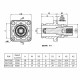 Surlok Plus Right Angle 120A Plug and Socket 8mm Red IP65 Busbar Lug Battery Storage Connector