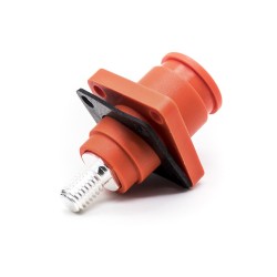 Surlok Socket Female Straight Energy Battery Storage Connector 8mm IS IP67 Orange