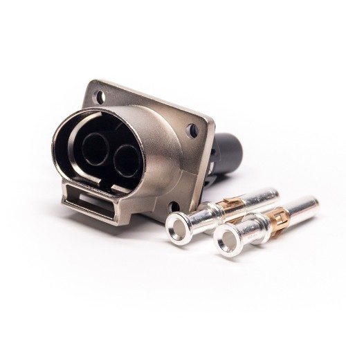 2 Pin 35A 3.6mm HVIL Connector High Voltage Interlock Straight Socket Metal Shell A Key 2 Pin 35A 3.6mm HVIL Connector High Voltage Interlock Straight Socket Metal Shell A Key