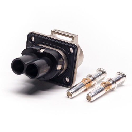 2 Pin 35A 3.6mm HVIL Connector High Voltage Interlock Straight Socket Metal Shell A Key 2 Pin 35A 3.6mm HVIL Connector High Voltage Interlock Straight Socket Metal Shell A Key