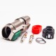 3.6mm 2 Pin HVIL Connector High Voltage Interlock 35A Straight Plug Metal Shell 3.6mm 2 Pin HVIL Connector High Voltage Interlock 35A Straight Plug Metal Shell