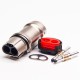 3.6mm 2 Pin HVIL Connector High Voltage Interlock 35A Straight Plug Metal Shell 3.6mm 2 Pin HVIL Connector High Voltage Interlock 35A Straight Plug Metal Shell