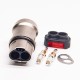 3.6mm 2 Pin HVIL Connector High Voltage Interlock 35A Straight Plug Metal Shell 3.6mm 2 Pin HVIL Connector High Voltage Interlock 35A Straight Plug Metal Shell