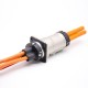 3 Pin HVIL Socket EV High Voltage Interlock Connector 35A Straight Metal 3.6mm For 6mm2 Cable with shield 3 Pin HVIL Socket EV High Voltage Interlock Connector 35A Straight Metal 3.6mm For 6mm2 Cable with shield