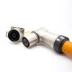 350A High Current High Voltage Interlock Connector 1Pin 12mm Right Angled Plug Metal Shell 350A High Current High Voltage Interlock Connector 1Pin 12mm Right Angled Plug Metal Shell