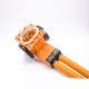 8mm 200A High Current HVIL Plug High Voltage Interlock Connector 2Pin Right Angled Plastic Shell 8mm 200A High Current HVIL Plug High Voltage Interlock Connector 2Pin Right Angled Plastic Shell