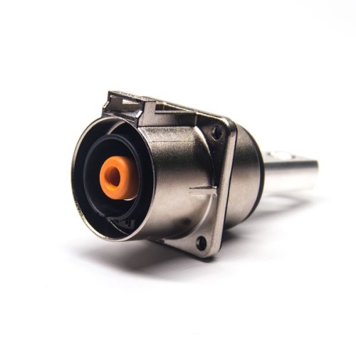 Coaxial High Voltage Connector 1 Pos Straight Metal Socket 4 Hqle Flange 200A Coaxial High Voltage Connector 1 Pos Straight Metal Socket 4 Hqle Flange 200A