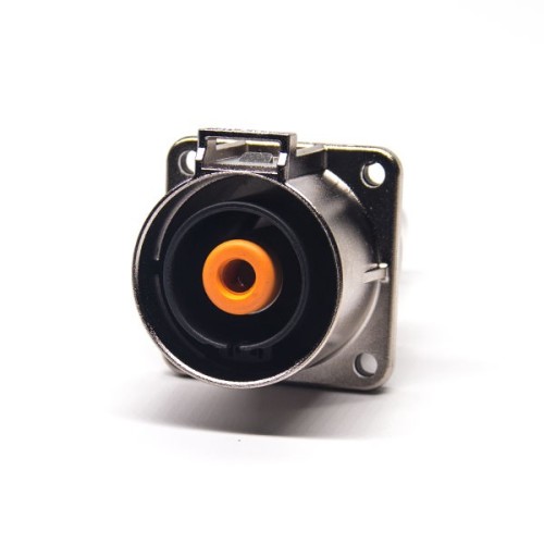Coaxial High Voltage Connector 1 Pos Straight Metal Socket 4 Hqle Flange 200A Coaxial High Voltage Connector 1 Pos Straight Metal Socket 4 Hqle Flange 200A