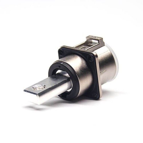 Connector For High Voltage Straight 2 Pin 200A Metal Socket 4 Hqle Flange Connector For High Voltage Straight 2 Pin 200A Metal Socket 4 Hqle Flange