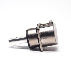 Connector For High Voltage Straight 2 Pin 200A Metal Socket 4 Hqle Flange