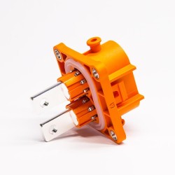 EV Battery Connector HVIL 2Pin 200A Socket For Power Solutions