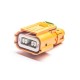 EV High Voltage Connector Plug 150A Straight 2 Pin Plastic