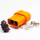 High Voltage Coax Connector 6mm A Code Straight 150A 2 Pin Plastic Plug High Voltage Coax Connector 6mm A Code Straight 150A 2 Pin Plastic Plug