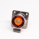 High Voltage Coaxial Connector 180° 2 Pin Metal Socket 4 Hqle Flange 200A High Voltage Coaxial Connector 180° 2 Pin Metal Socket 4 Hqle Flange 200A